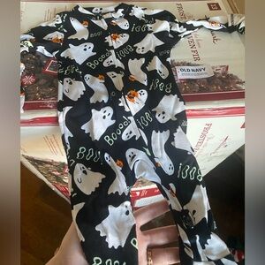 Old Navy Black and White Ghost Print Onesie